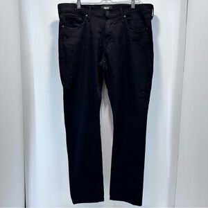 PAIGE Lennox Jeans Mens 36x30 Slim Fit‎ Black Shadow Transcend Denim Made in USA